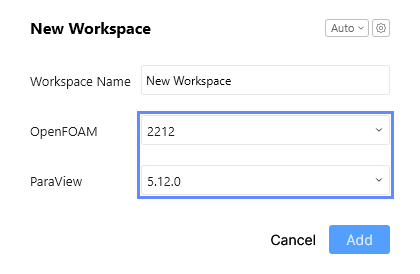 new workspace auto with integrations