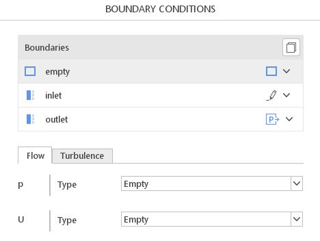 Empty Boundary Condition SimFlow