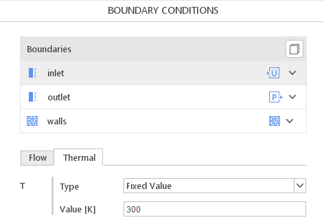 Fixed Value Boundary Condition SimFlow - scalar value
