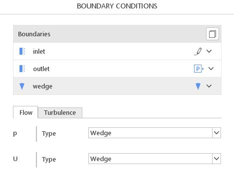 Wedge Boundary Condition SimFlow