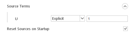 solution source terms