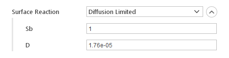 surface reaction diffusion limited