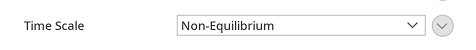 time scale non equilibrium