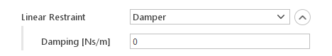 6dof linear restraint damper