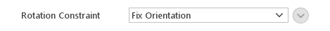 6dof rotation constraint fixed