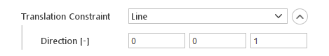 6dof translation constraint line