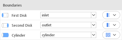 cylinder boundaries