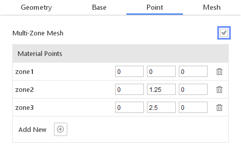 multi zone mesh