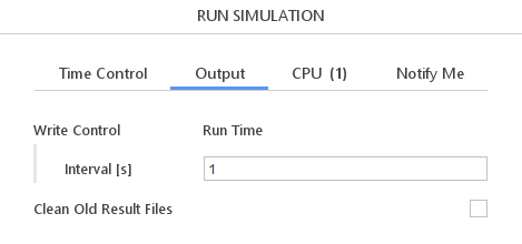 run output