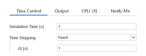 run transient fixed