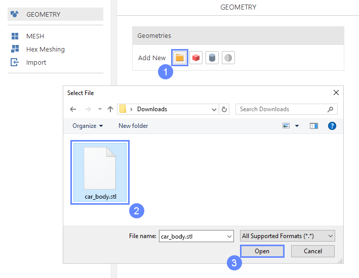 car 2 import geometry