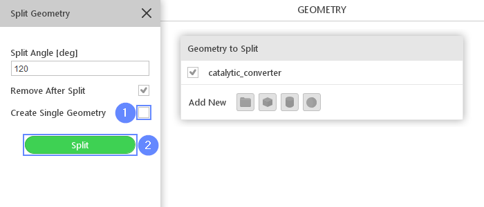 Catalytic converter 07 Geometry split2