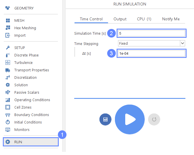 cs 26 run time controls