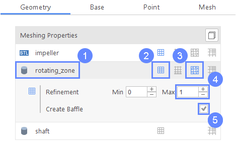 mt 8 meshing properties rotating zone