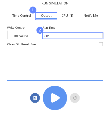 Sloshing Tank 25 Run Output