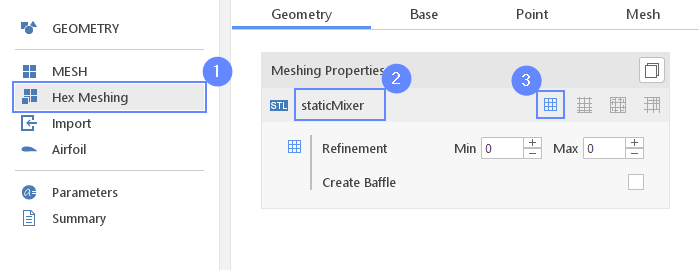 staticMixer 04 Hex mesh