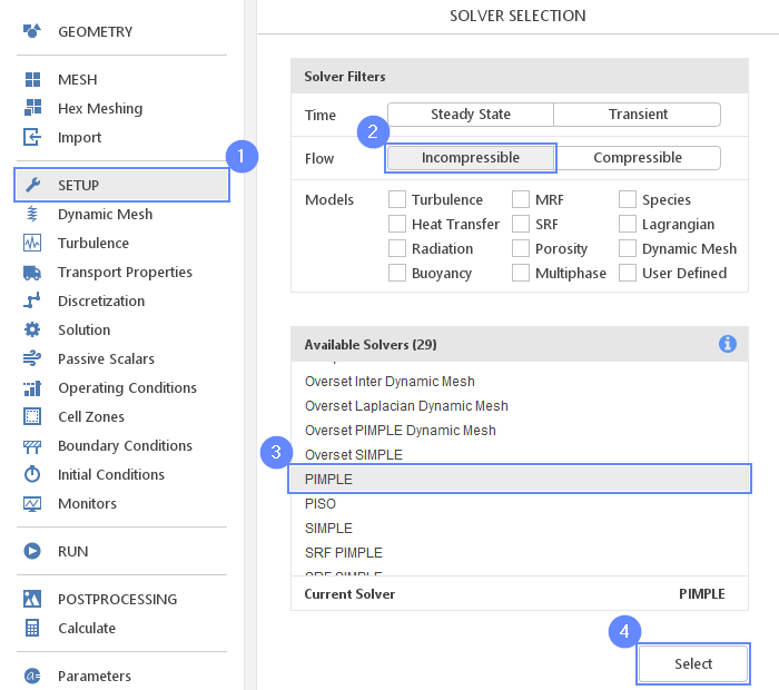 staticMixer 18 Solver