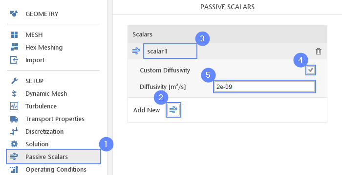 staticMixer 21 Passive Scalar