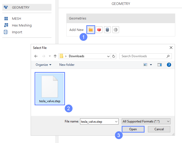 Tesl Valve 03 Import Geometry