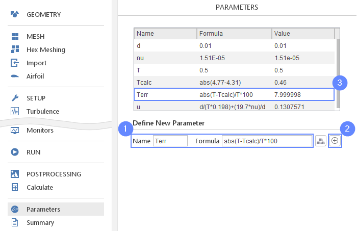 von Karman 29 Parameter Terr